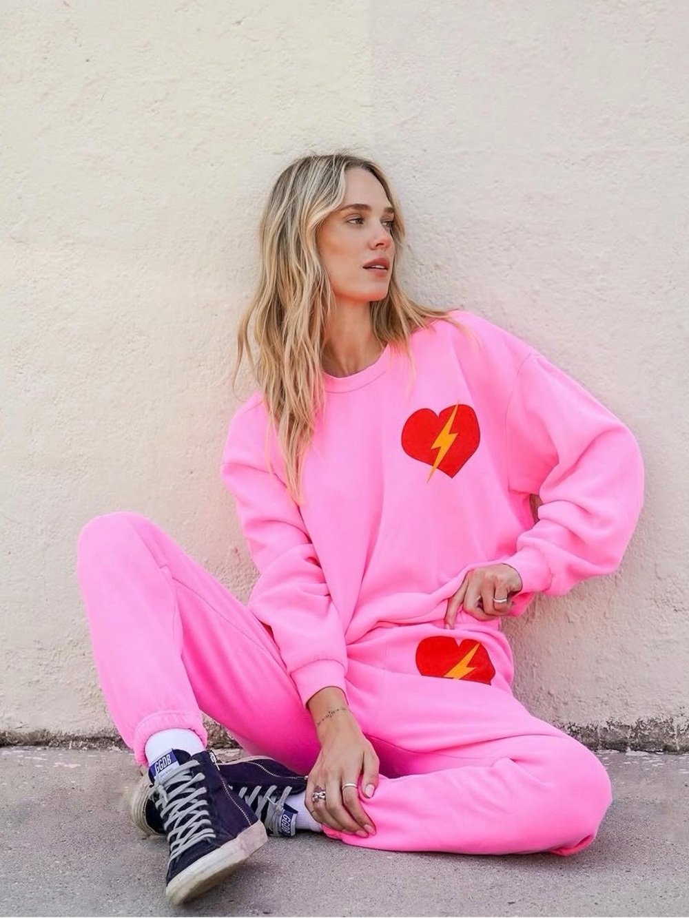 Aviator Nation Hot Pink Bolt Heart Valentine’s Day Set - Picture 2 of 11